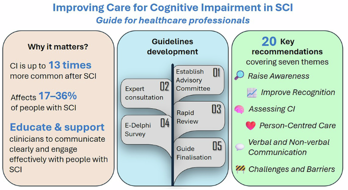 Evidence based recommendations for health professionals to improve care of people with spinal cord injury and cognitive impairment: an update to the psychosocial care practice guide