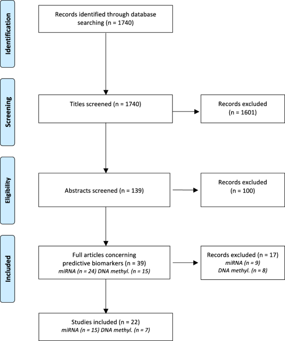 Epigenetic Predictive Biomarkers For Response Or Outcome To Platinum Based Chemotherapy In Non Small Cell Lung Cancer Current State Of Art The Pharmacogenomics Journal