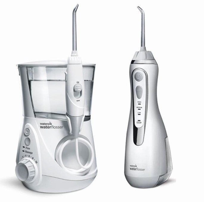 brush and floss waterpik