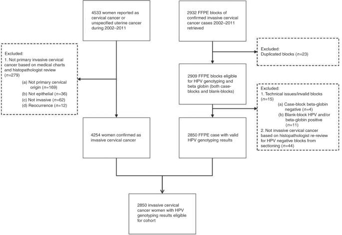 Pathophysiology Of Cervical Cancer In Flow Chart