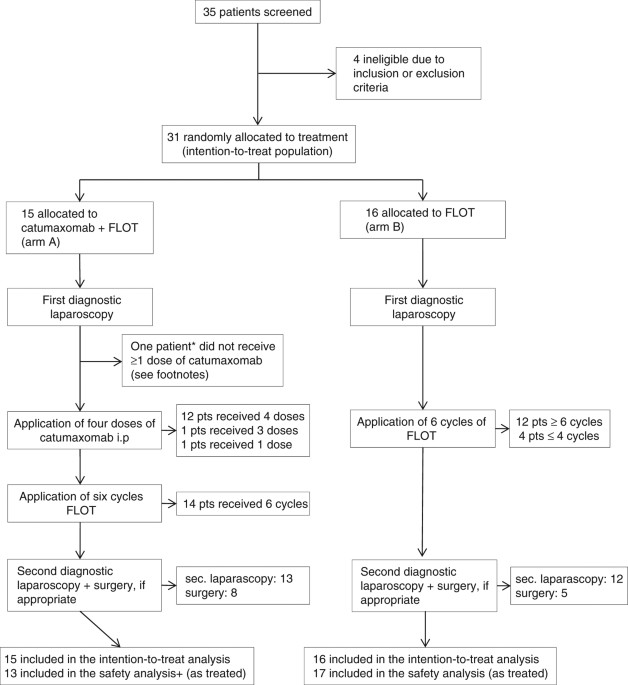 Randomised phase II trial to investigate catumaxomab (anti-EpCAM × anti ...