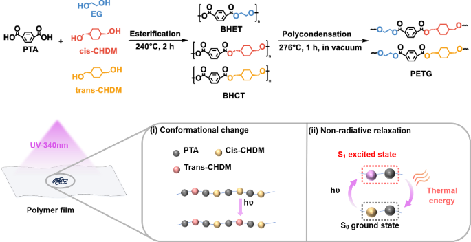 Tuning stereochemistry for intrinsic photostability: Trans‑1,4-cyclohexanedimethanol configuration governs UV‑resistance in PETG copolyesters - Polymer Journal