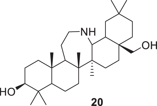 Evaluation of a-ring hydroxymethylene-amino- triterpenoids as inhibitors of sars-cov-2 spike pseudovirus and influenza h1n1