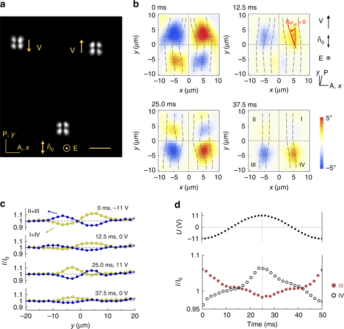 Three Dimensional Solitary Waves With Electrically Tunable Direction Of Propagation In Nematics Nature Communications