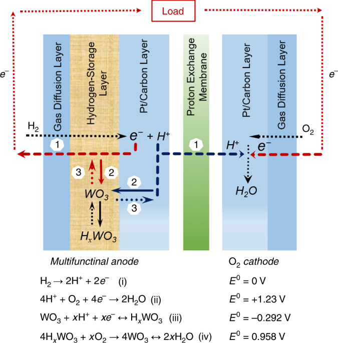 Multi Functional Anodes Boost The Transient Power And Durability Of Proton Exchange Membrane Fuel Cells Nature Communications