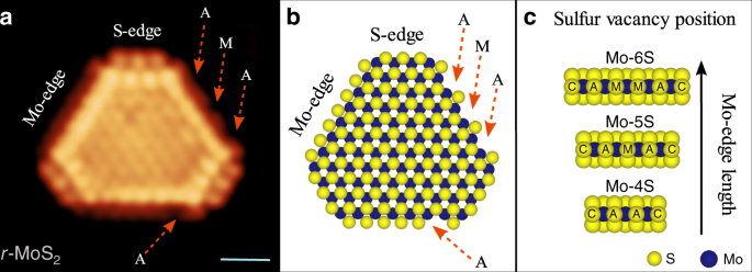 Site Dependent Reactivity Of Mos 2 Nanoparticles In Hydrodesulfurization Of Thiophene Nature Communications