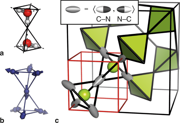 Spin-ice physics in cyanide Nature