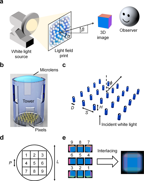 High Resolution Light Field Prints By Nanoscale 3d Printing Nature Communications