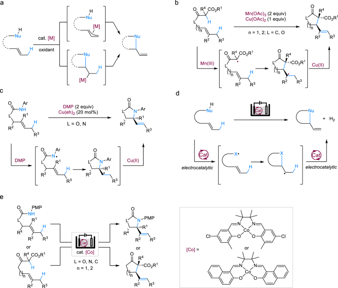 Tailored Cobalt Salen Complexes Enable Electrocatalytic Intramolecular Allylic C H Functionalizations Nature Communications