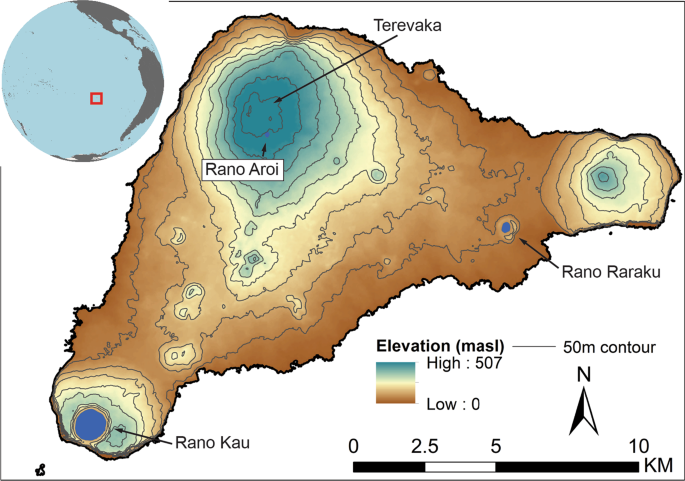 Approximate Bayesian Computation of radiocarbon and paleoenvironmental  record shows population resilience on Rapa Nui (Easter Island) | Nature  Communications