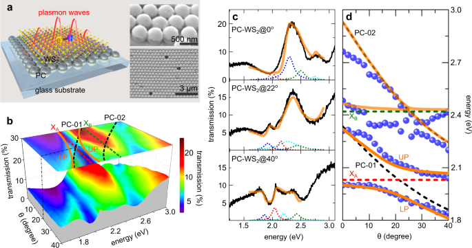 Bandgap control in two-dimensional semiconductors via coherent doping of  plasmonic hot electrons | Nature Communications