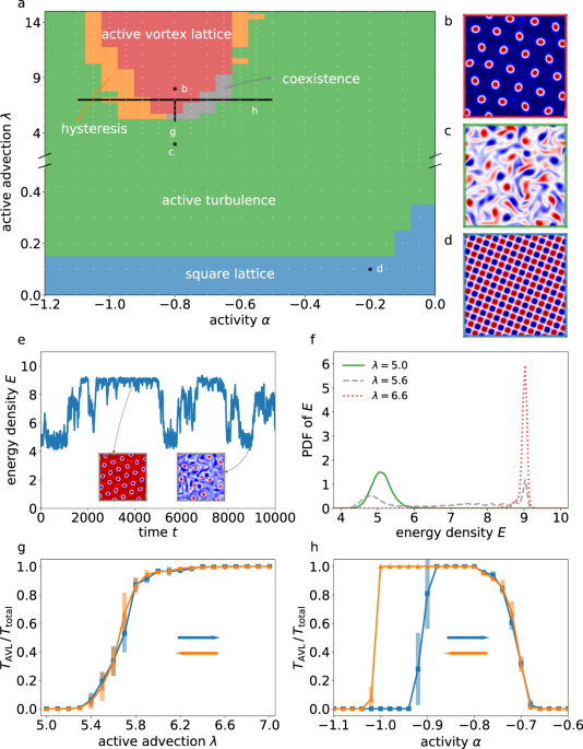 Emergence and melting of active vortex crystals - Nature