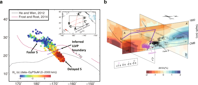 Internal structure of ultralow-velocity zones consistent with origin from a  basal magma ocean
