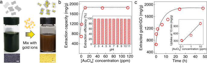Highly Efficient And Selective Extraction Of Gold By Reduced Graphene Oxide Nature Communications