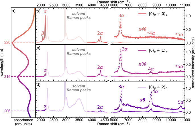 Raman spectra of 25°C (12 h; A), 35°C (12 h; B), and 44°C (12 h; C)