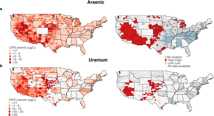 Nationwide geospatial analysis of county racial and ethnic 