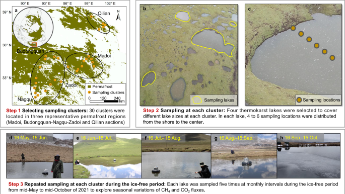 Decreasing snow cover causes increasing methane production in frozen lakes