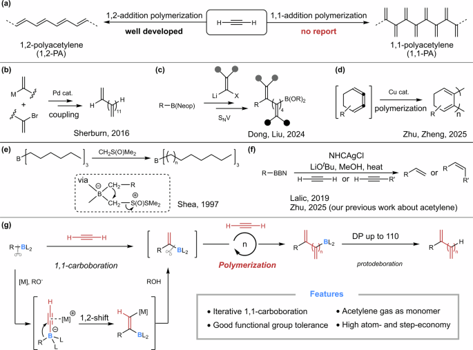 1,1-polymerization of acetylene - Nature Communications