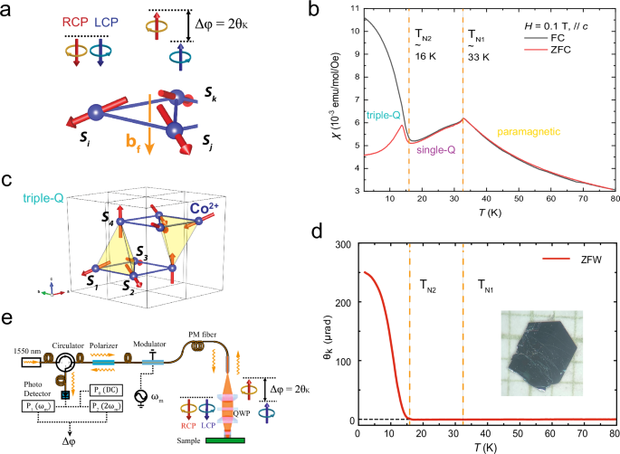 Topological magneto-optical Kerr effect without spin-orbit coupling in spin-compensated  antiferromagnet | Nature Communications