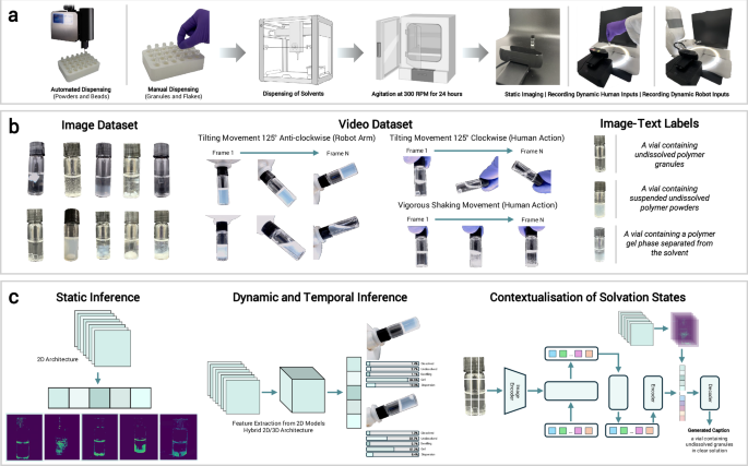 Efficient Multi-Model Vision Assistant for Analyzing Polymer Solvation Behavior