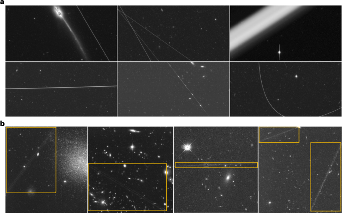 The impact of satellite trails on Hubble Space Telescope observations |  Nature Astronomy