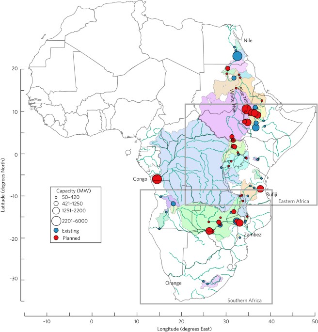 Hydropower Plans In Eastern And Southern Africa Increase Risk Of