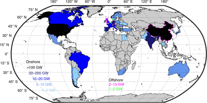 Wind Velocity At My Location A Global Assessment Of Extreme Wind Speeds For Wind Energy Applications |  Nature Energy