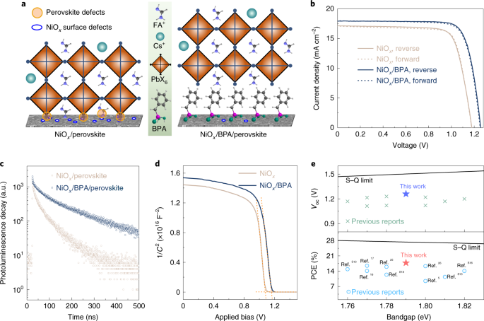 Monolithic perovskite/organic tandem solar cells with 23. 6% efficiency enabled by reduced voltage losses and optimized interconnecting layer