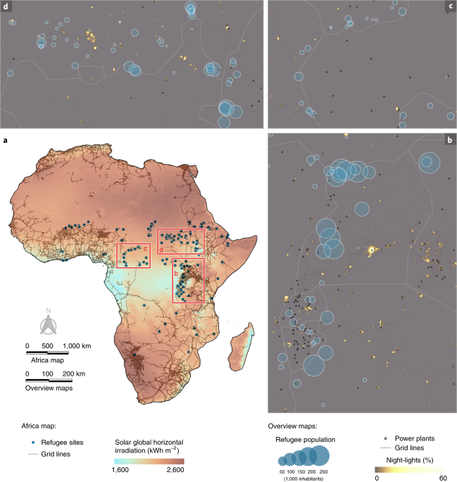 200 Km From My Location Planning Sustainable Electricity Solutions For Refugee Settlements In  Sub-Saharan Africa | Nature Energy