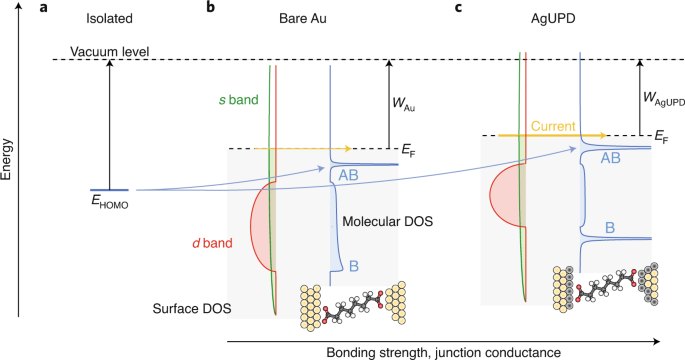 Bimetallic electrodes boost molecular junctions | Nature Materials