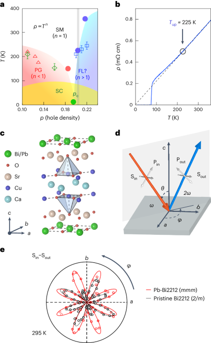 Spontaneous breaking of mirror symmetry in a cuprate beyond critical ...