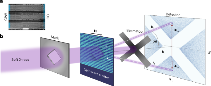 Soft-X-ray momentum microscopy of nonlinear magnon interactions