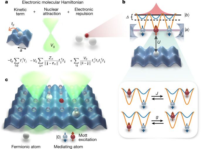 Analogue quantum chemistry simulation | Nature