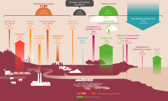 A comprehensive quantification of global nitrous oxide sources and sinks |  Nature