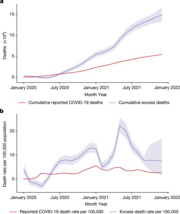 The estimates excess mortality with COVID-19 pandemic | Nature