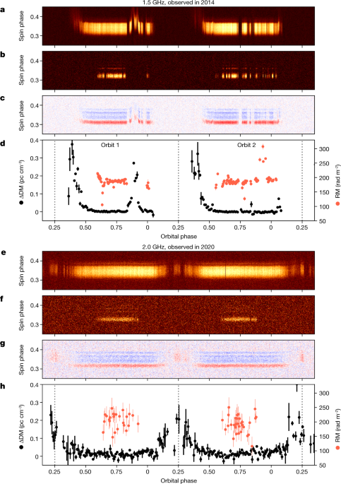 A highly magnetized environment in a pulsar binary system