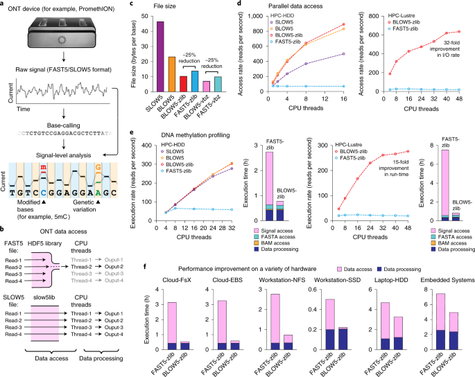 Fast nanopore sequencing data analysis with SLOW5 thumbnail