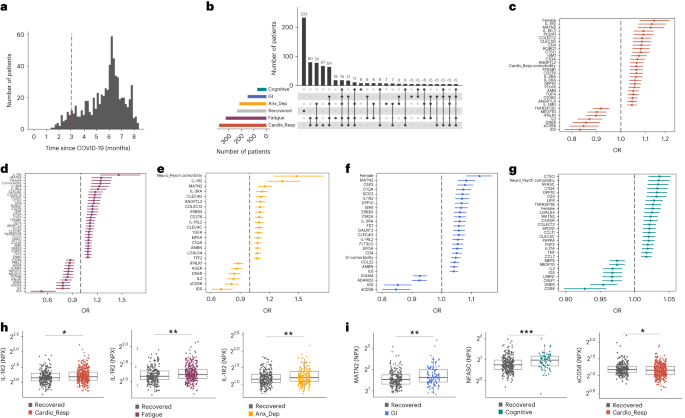 Large-scale phenotyping of patients with long COVID post-hospitalization reveals mechanistic subtype