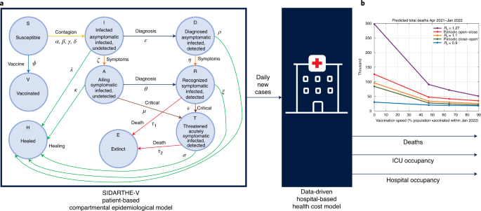 Modeling Vaccination Rollouts Sars Cov 2 Variants And The Requirement For Non Pharmaceutical Interventions In Italy Nature Medicine