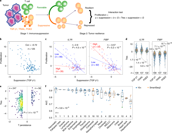 A T cell resilience model associated with response to immunotherapy in  multiple tumor types | Nature Medicine