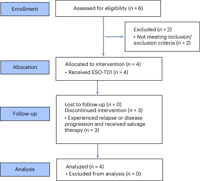 ESO-T01 BCMA CAR-T Clinical Trial Terminated Following Corporate Acquisition