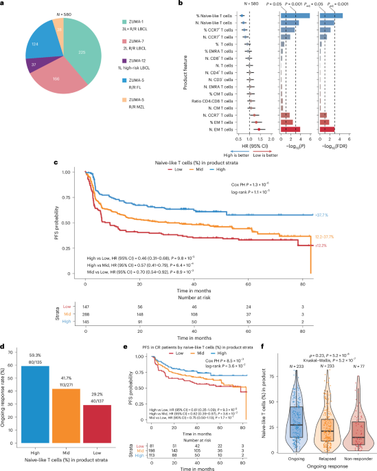 Cross-Study Phenotyping and Biomarker Analysis of CAR T-Cell Therapy in ZUMA Trials