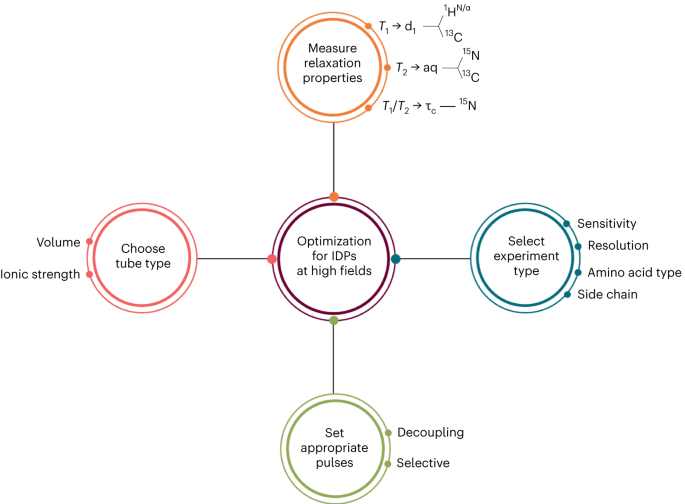 Optimal 13c nmr investigation of intrinsically disordered proteins at 1. 2 ghz