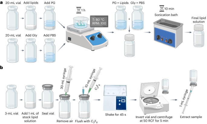 Formulation and activation of lipid-shelled nanobubble ultrasound distinction brokers