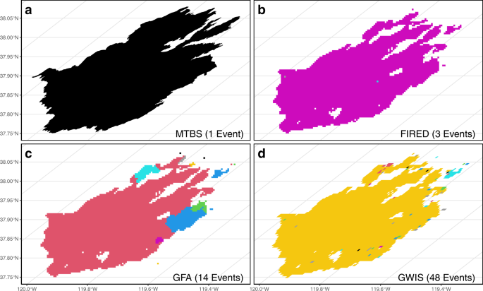 Country-level fire perimeter datasets (2001–2021)