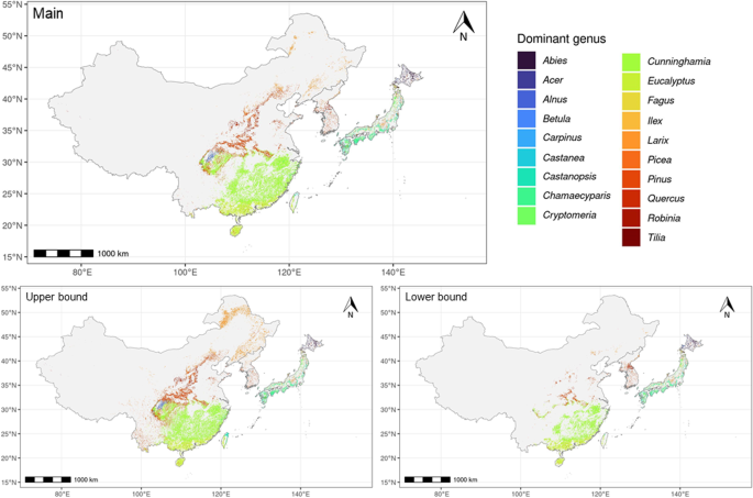 Spatial database of planted forests in East Asia | Scientific Data