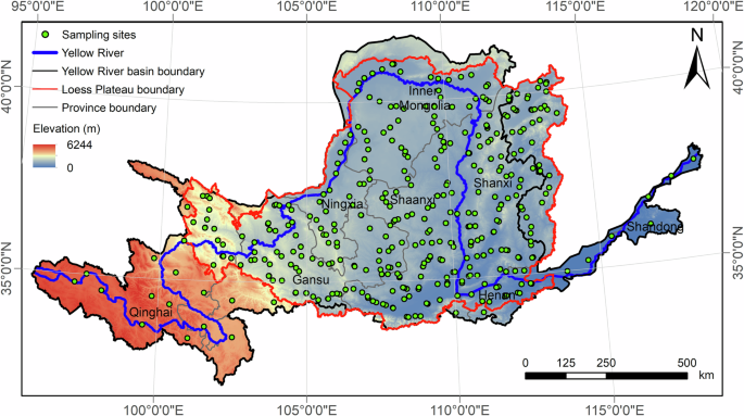 Dataset of soil hydraulic parameters in the Yellow River Basin based on ...