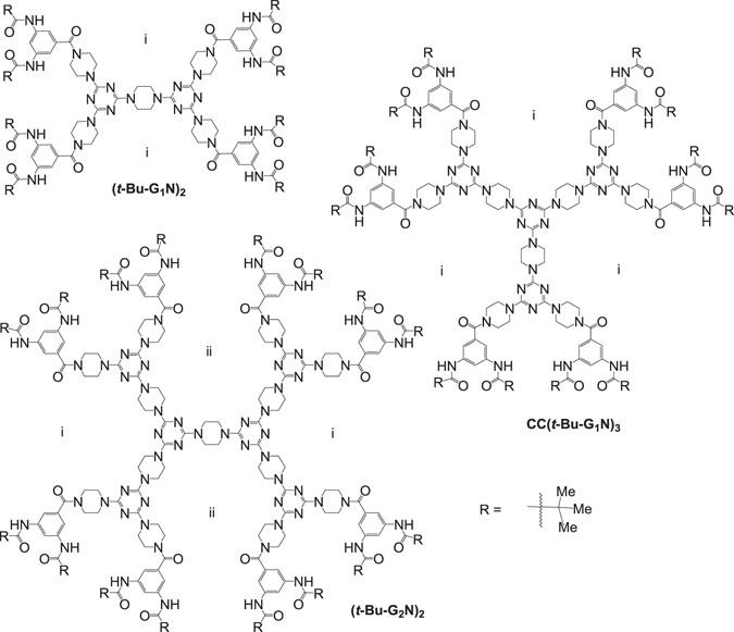 Design Of A Peripheral Building Block For H Bonded Dendritic Frameworks And Analysis Of The Void Space In The Bulk Dendrimers Scientific Reports