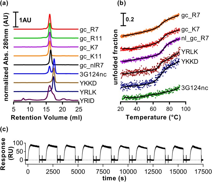 design and applications of a clamp for green fluorescent protein