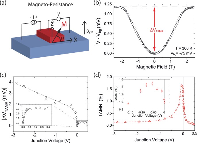 Large Room Temperature Tunneling Anisotropic